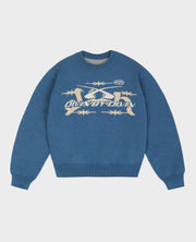 BLUE RALLY KNIT