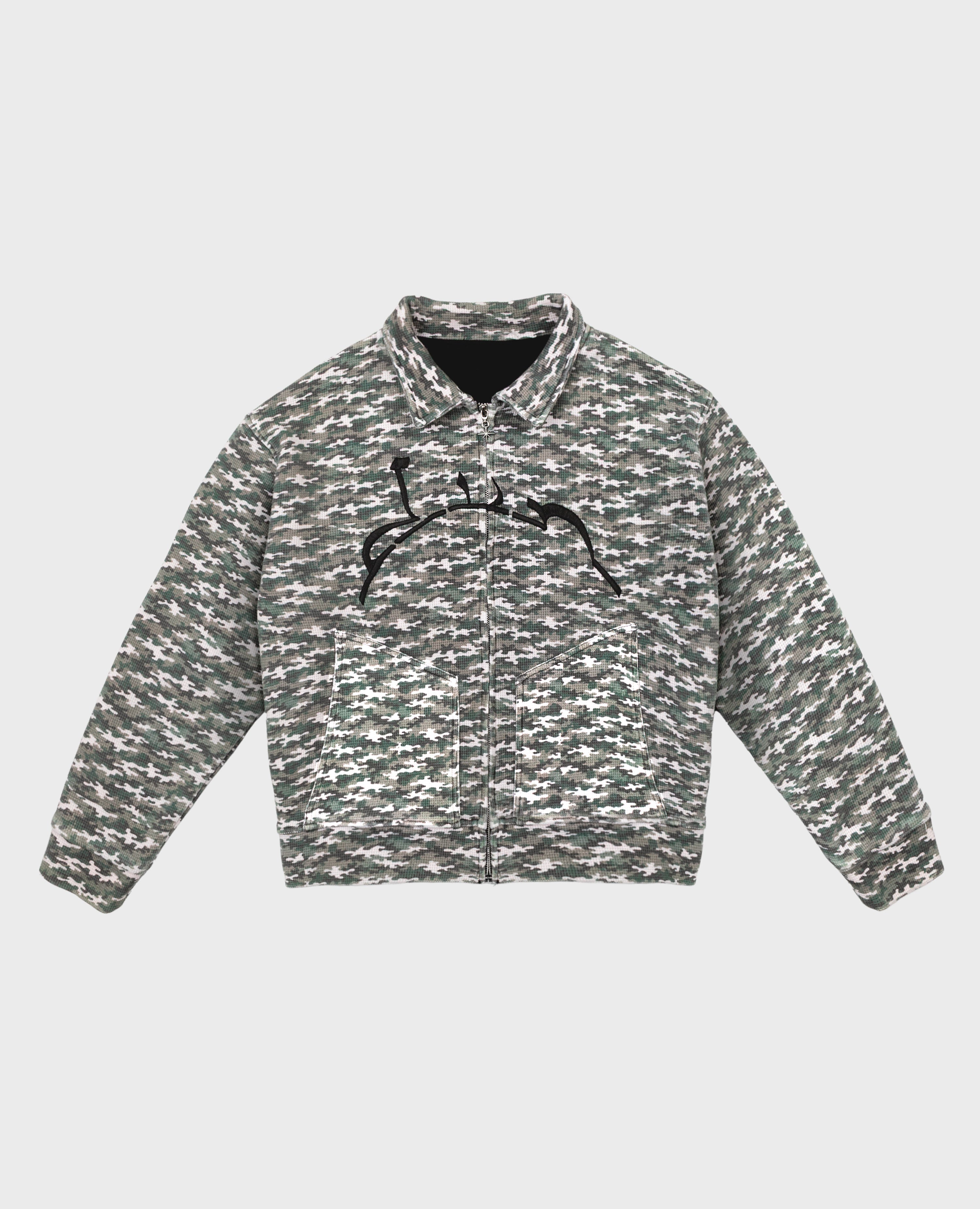 WAFFLE CAMO JACKET